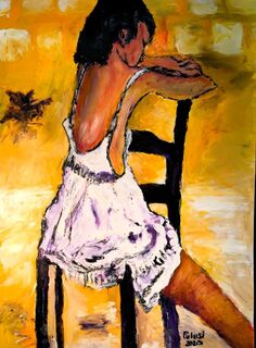 'The Girl in a White Dress' by Pulusi