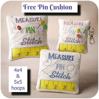 Free Pincushion In the hoop