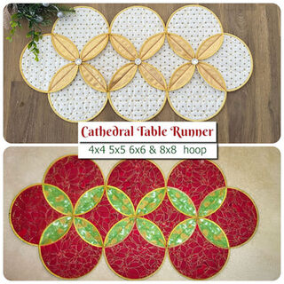 How to make Cathedral Table Runner