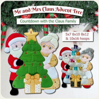 How to make Large Mr and Mrs Claus Advent Tree