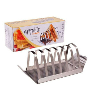Appetito stainless steel toast rack