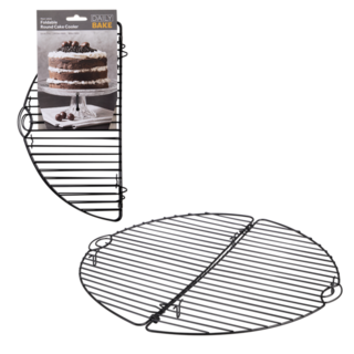 Foldable round cake cooler