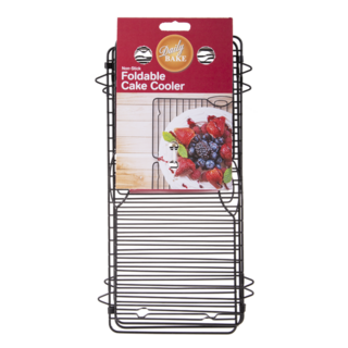 Foldable rectangle cake cooler