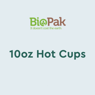 10oz BioPak coffee cups