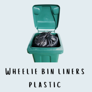 Plastic Wheelie Bin Liners NZ | Recycled Bin Bags