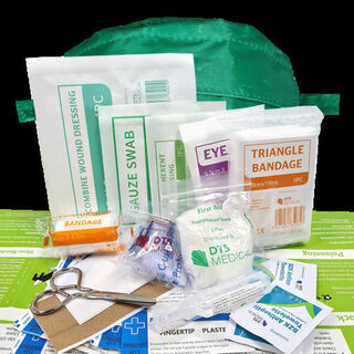 Glove Box First Aid Kit in Semi Circle Bag - DTS Medical