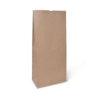 #4 Heavyweight SOS Bag (80gsm) Brown 450 x 185 x 100   -  Detpak