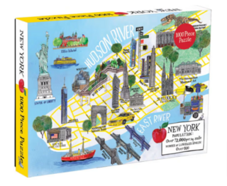 Jigsaw Puzzle  - 1000 Piece - New York City Map