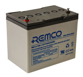 REMCO 12V 70AH GEL BATTERY CYCLING
