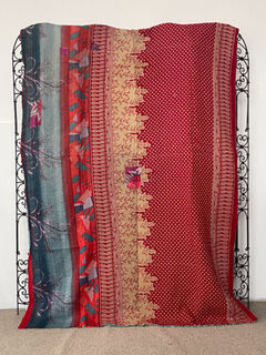 Vintage Kantha Quilt 14