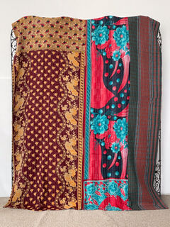Vintage Kantha Quilt 25