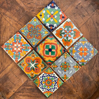 9 Pack Mexican Tiles Autumn Pack