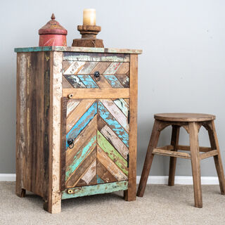 Rustic Indirah Bedside Table A