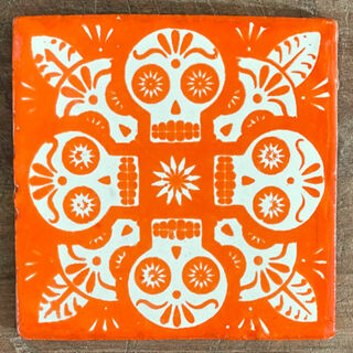 Calaveras Orange Tile