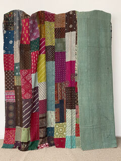 Kantha Patchwork Quilt 11