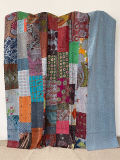 Kantha Patchwork Quilt 13