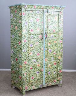 Hand Painted Cottage Tallboy
