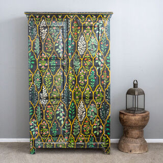 Hand Painted Midnight Tallboy